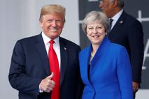 Donald Trump, Theresa May