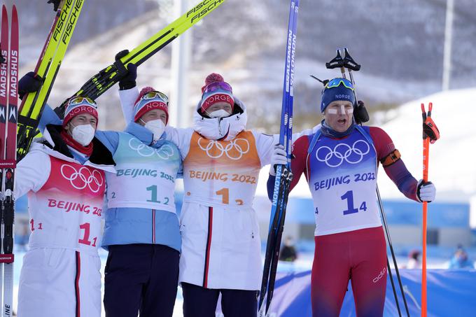 Norvežani so se veselili še pete zlate kolajne. | Foto: Guliverimage/Vladimir Fedorenko