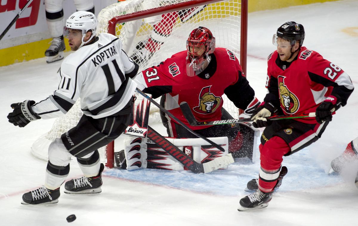 Ottawa Los Angeles | Anže Kopitar je na novi tekmi kanadske turneje Los Angelesa vpisal 11. podajo v tej sezoni. | Foto Reuters