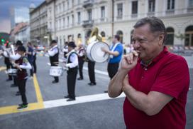 Otvoritev Gosposvetske ceste v Ljubljani.