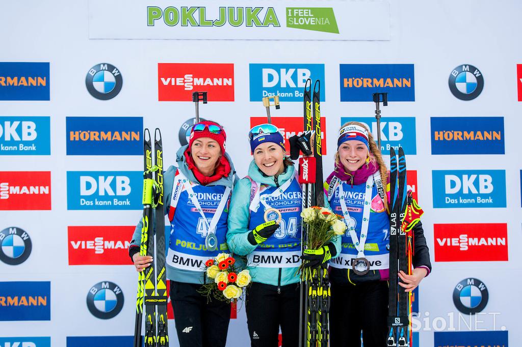 Biatlon svetovni pokal Pokljuka posamični tekmi (m in ž)