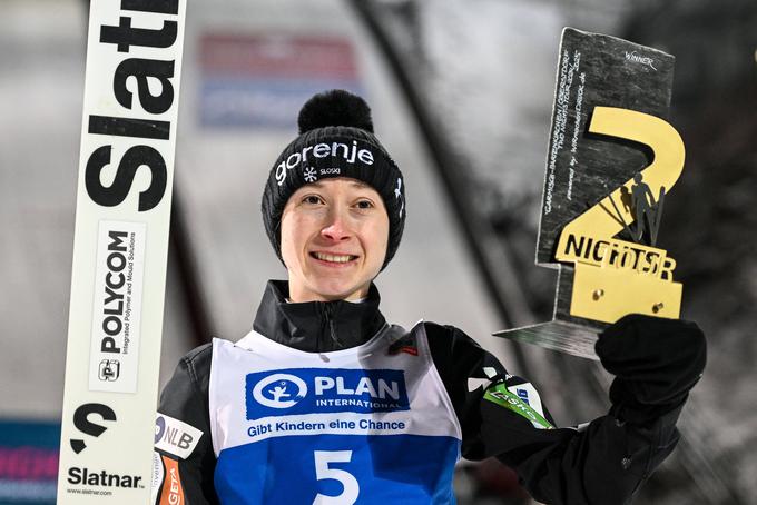 Na turneji dveh večerov v Nemčiji je zmagala tako v Garmisch-Partenkirchnu kot v Oberstdorfu in zanesljivo osvojila mini turnejo. | Foto: Guliverimage