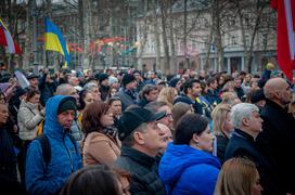 Shod za Ukrajino ob 1. obletnici vojne