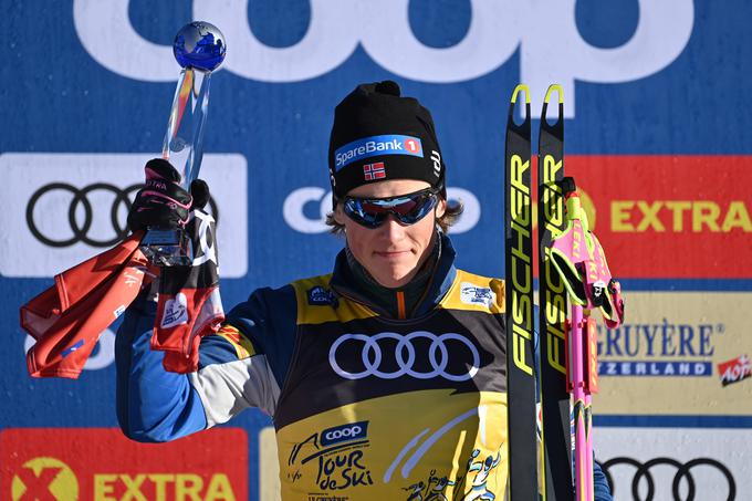 Johannes Hoesflot Klaebo se je še utrdil v vodstvu novoletne turneje in tudi skupno v pokalu.  | Foto: Guliverimage/Vladimir Fedorenko