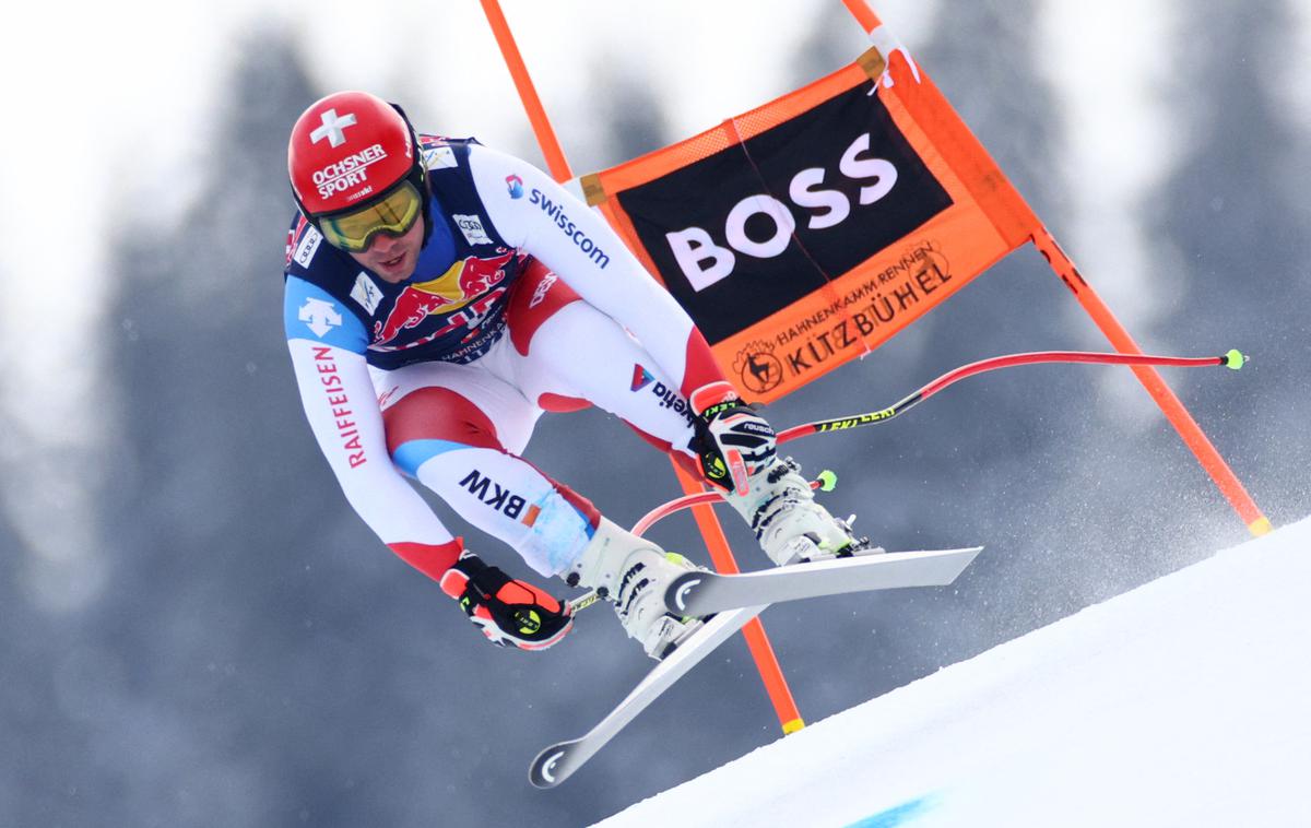 Beat Feuz | Švicar Beat Feuz je še tretjič v karieri pokoril sloviti Streif. | Foto Guliverimage