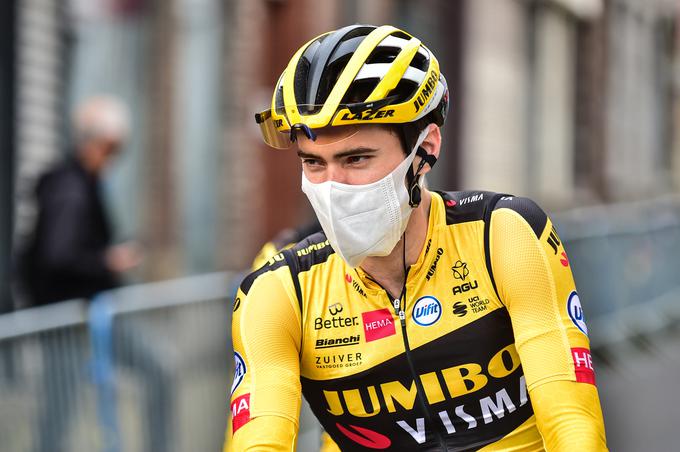 Nesojeni kapetan Jumbo-Visme Tom Dumoulin je Vuelto zapustil po sedmih etapah. Domnevno zaradi hude utrujenosti.  | Foto: A.S.O./Gautier Demouveaux