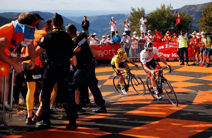 Primož Roglič tadej Pogačar Tour | Foto: Reuters