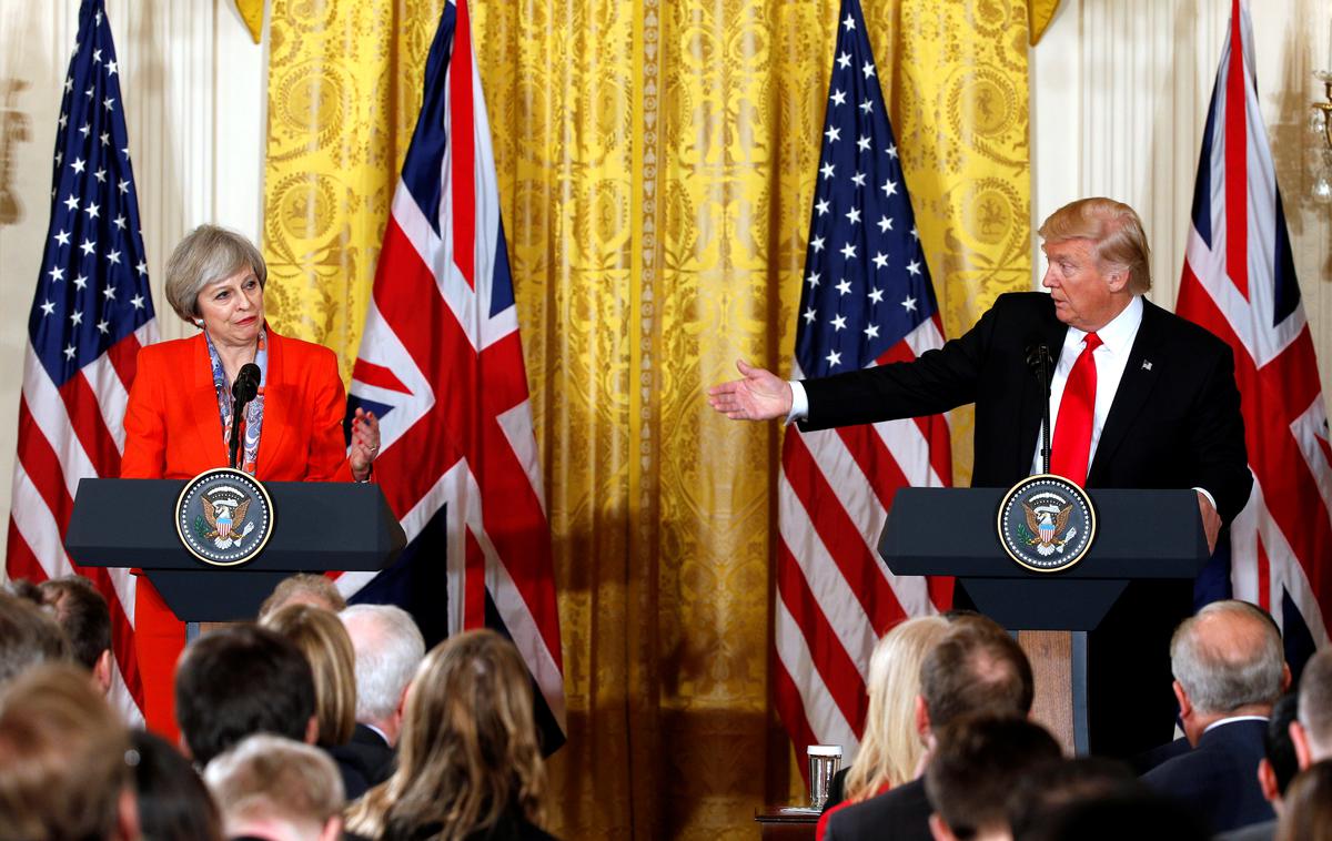 Theresa May Donald Trump | Foto Reuters