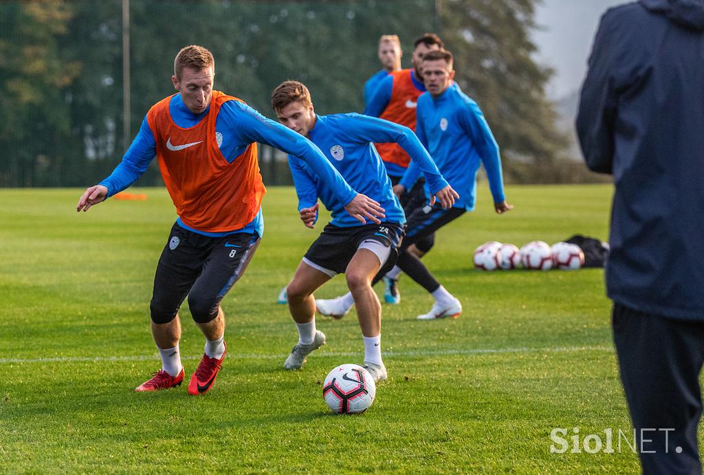 Slovenska nogometna reprezentanca Trening