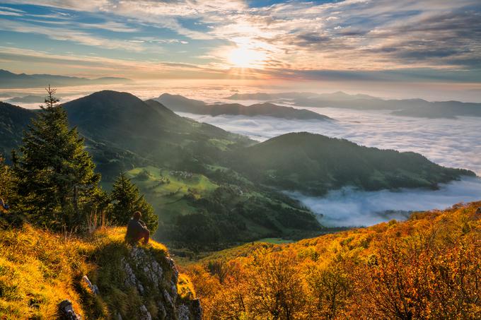 Jesenski razgledi z Blegoša | Foto: Sašo Kočevar