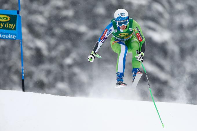 Ilka Štuhec se je v Lake Louisu, le dan po sladki smukaški zmagi, svoji prvi v karieri, izkazala še v superveleslalomu. Osvojila je peto mesto. | Foto: Guliverimage/Getty Images