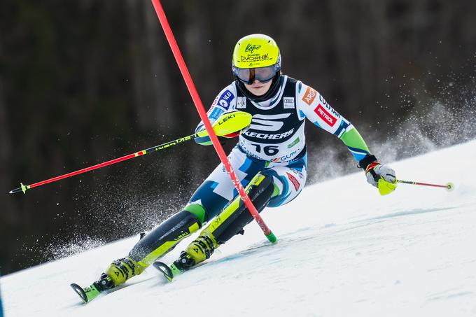 Neja Dvornik je slalomsko preizkušnjo v Kranjski Gori končala na 17. mestu. | Foto: Filip Barbalić/www.alesfevzer.com