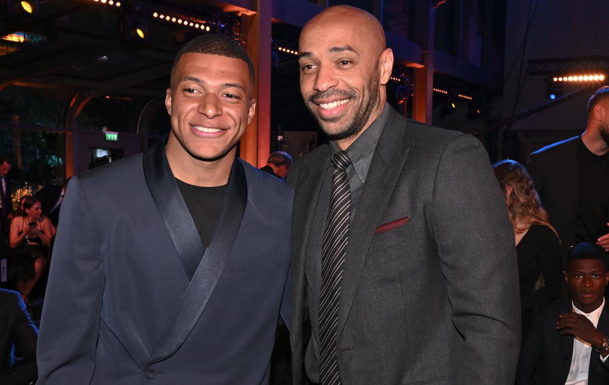 Kylian Mbappe Thierry Henry | Selektor Francije na OI Thierry Henry zaenkrat zvezdnika Kyliana Mbappeja ni uvrstil na seznam kandidatov. | Foto Guliverimage