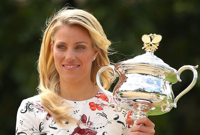 Angelique Kerber se je pri 28 letih prvič povzpela na vrh lestvice WTA. | Foto: 