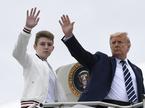 Barron in Donalnd Trump