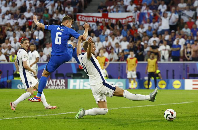 Euro 2024 Köln Slovenija Anglija Harry Kane | Foto: Reuters