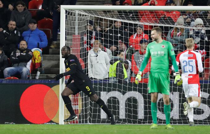 Romelu Lukaku je v Pragi pokazal eno najboljših predstav, odkar nosi dres Interja. | Foto: Reuters