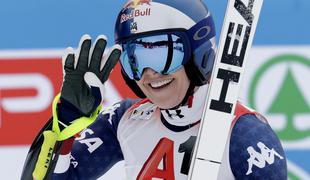 Štiridesetletna Lindsey Vonn je bila spet vrhunska