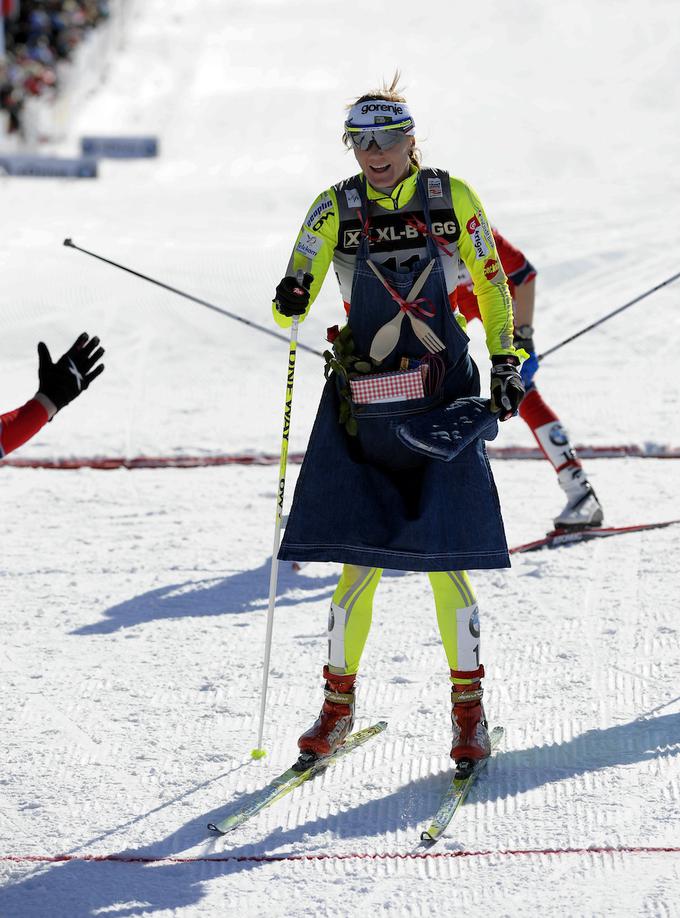 Na zadnji tekmi se je poslovila na prav poseben način. | Foto: Sportida