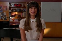 Glee v solzah: Lea Michele v spomin Coryju (video)