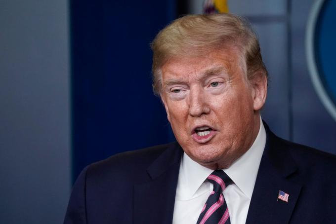 Ameriški predsednik Donald Trump meni, da je Kitajska odgovorna za mnogo slabega na tem svetu, ne le za, kot pravi, neustrezno obveščanje o razmahu bolezni covid-19. | Foto: Getty Images