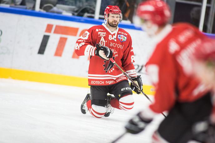 Andrej Hebar HDD Jesenice HK Olimpija | Jeseničani se bodo v finalu pokala Slovenije pomerili z večnimi tekmeci iz Ljubljane. | Foto Peter Podobnik/Sportida