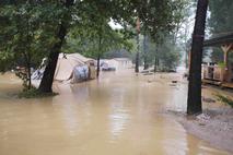 Camping Menina - Varpolje. Poplave. Evakuacija.