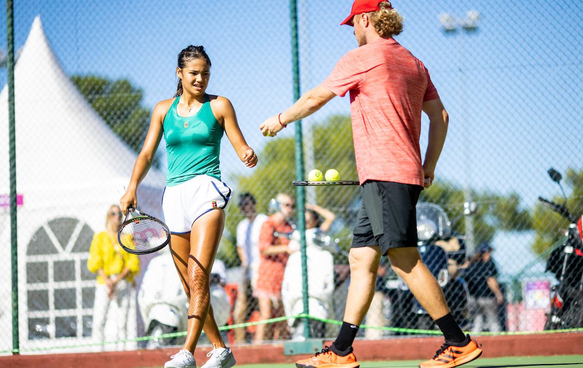 Emma Raducanu | Dimitrij Tursunov in Emma Raducanu sta sodelovala le dva meseca. | Foto Matic Klanšek Velej/Sportida