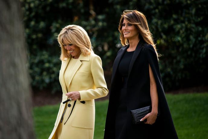 Brigitte Macron, Melania Trump | Foto Getty Images