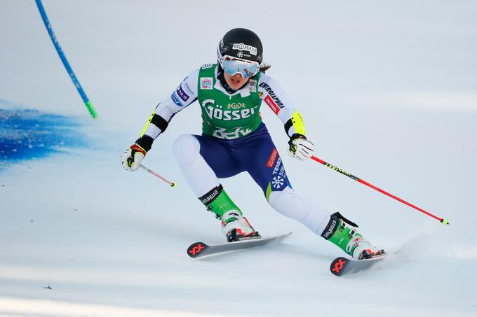 Tina Robnik je v drugi vožnji nekoliko pokvarila uvrstitev. | Foto: Guliverimage/Getty Images