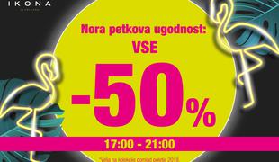 NORA PETKOVA AKCIJA: Ne do, temveč vse -50%!