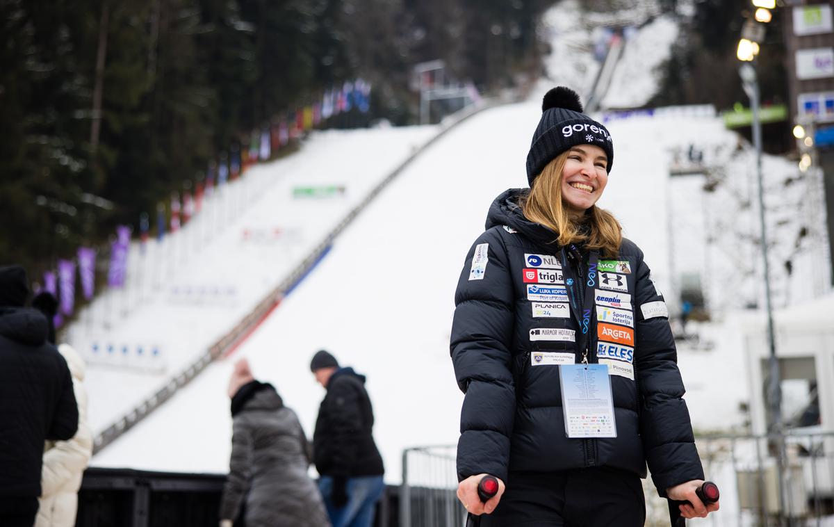 Nika Vodan | Nika Vodan je sezono zaradi poškodbe kolena končala predčasno. Bergle bodo še nekaj časa njene spremljevalke. | Foto Grega Valančič