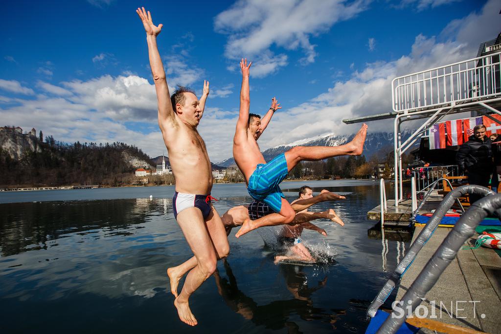 Bled zimsko plavanje rekreacija