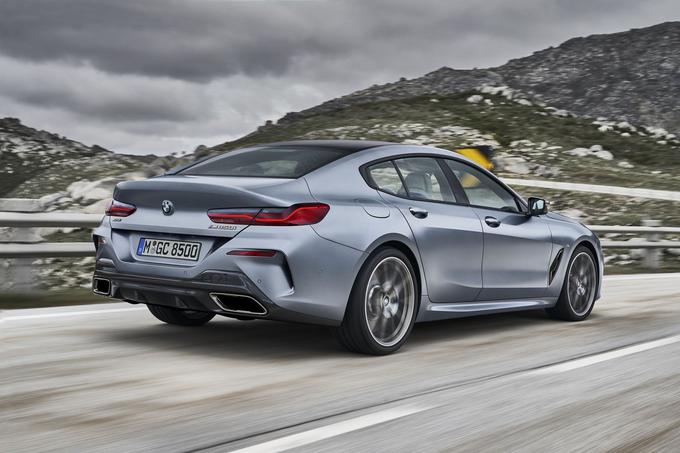 BMW serije 8 gran coupe je v primerjavi s coupejem širši, daljši in višji. V notranjosti se to pozna na zadnji klopi in prtljažnem prostoru. | Foto: BMW