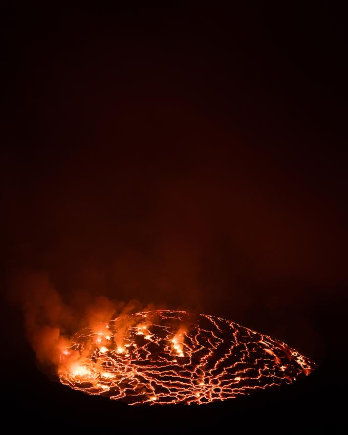 Blizu Mihove regije je tudi aktivni vulkan v Kongu, Nyiragongo, ki je odlična destinacija za treking. | Foto: Marcus Westberg