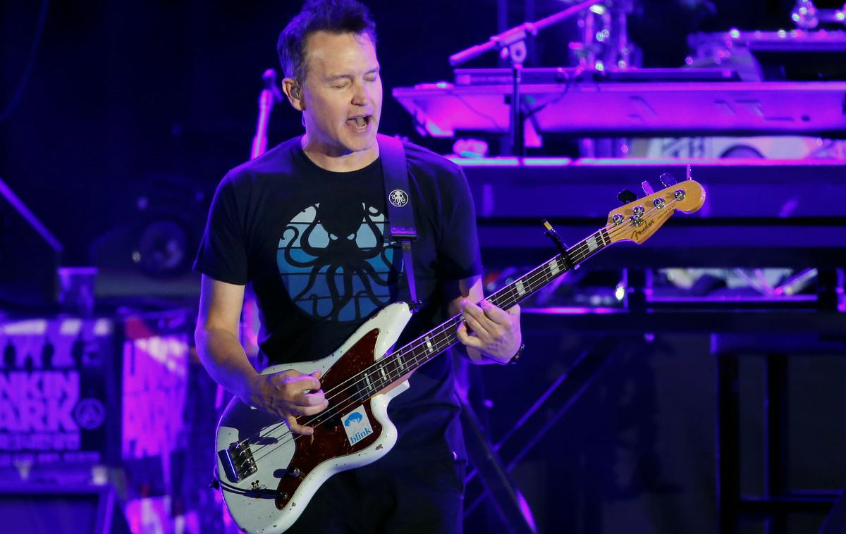 Blink-182, Mark Hoppus | Mark priznava, da ga je strah, a ostaja optimističen. | Foto Reuters