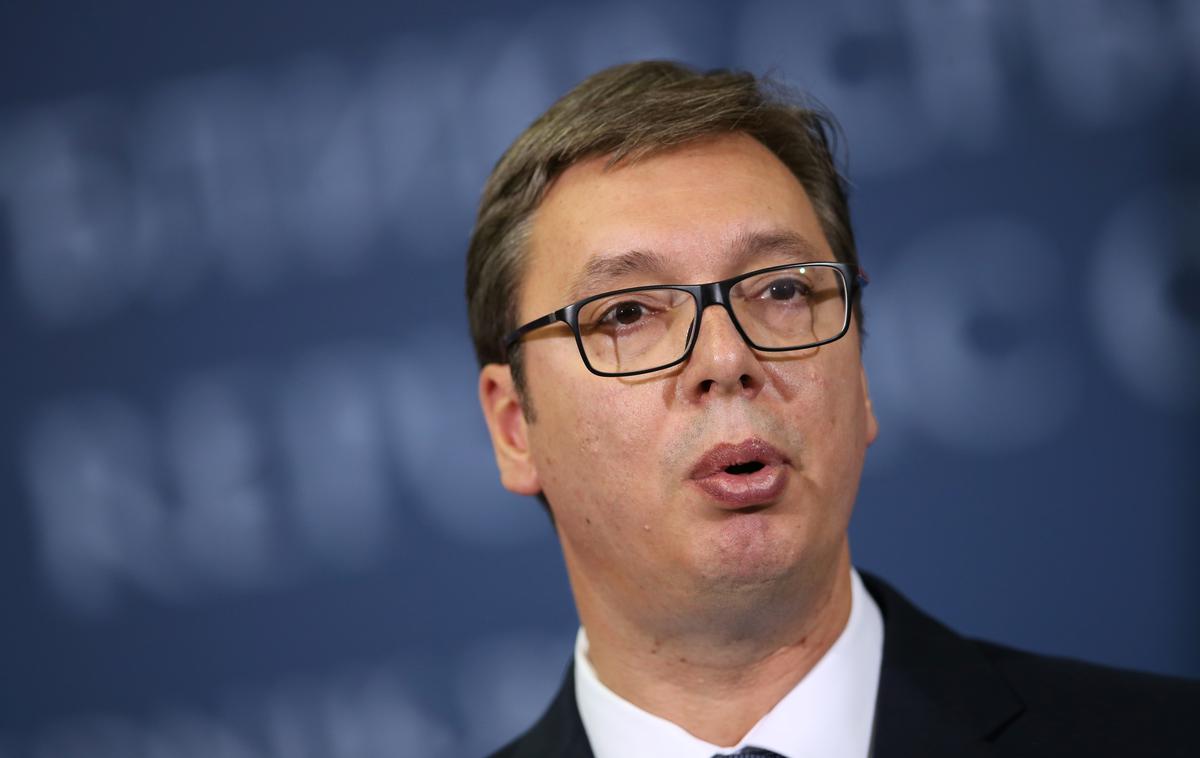 Aleksandar Vučić | Napetosti med državama so se sicer znova okrepile septembra lani, ko je Priština uvedla recipročnost glede registrskih oznak in je začela od voznikov s srbskimi tablicami zahtevati, da med vožnjo po Kosovu zakrijejo srbske državne simbole. | Foto Reuters