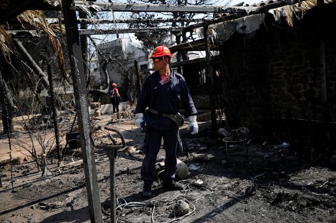 Grčija, požar | Foto Reuters