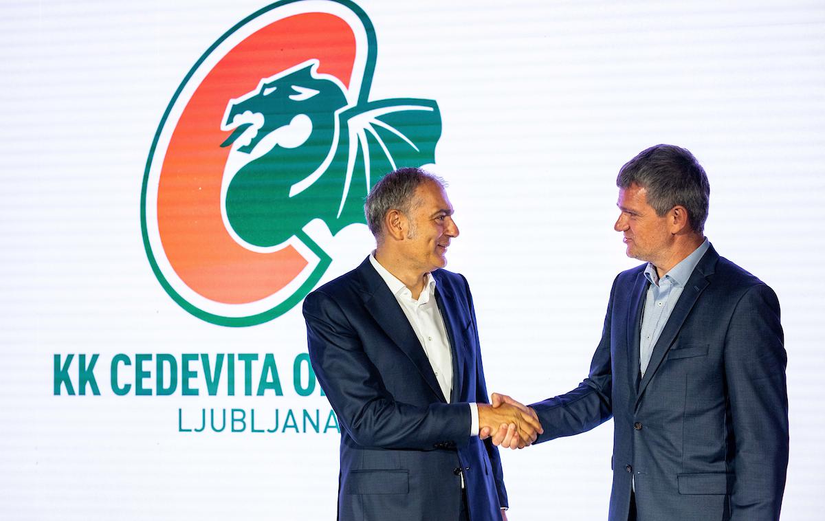 Cedevita Olimpija | Emil Tedeschi in Tomaž Berločnik bosta lahko v ponedeljek tudi uradno naznanila združitev. | Foto Vid Ponikvar/Sportida