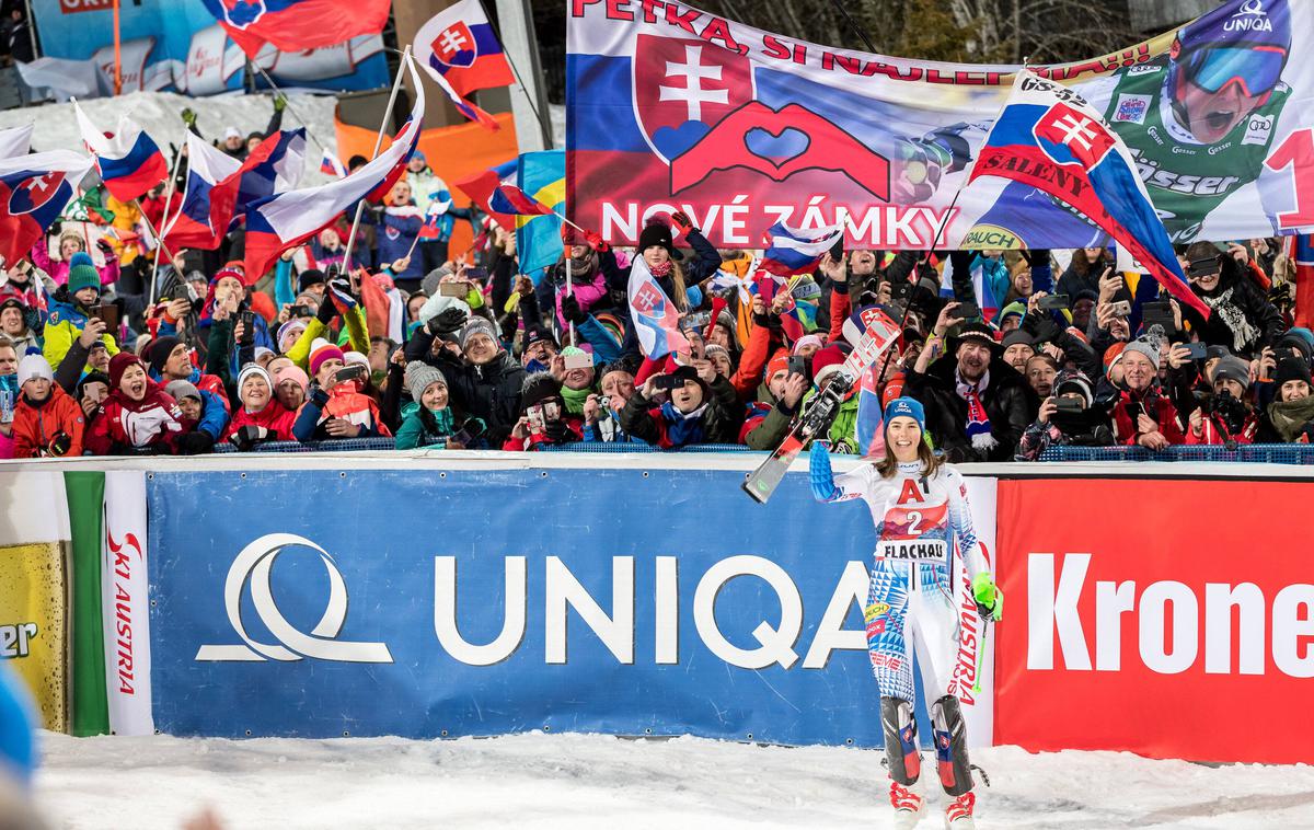 Petra Vlhova Flachau 2020 | Zaradi porasta okužb z novim koronavirusom na Solnograškem so tekmi iz Flachaua preselili v Schladming. | Foto Guliverimage/Getty Images