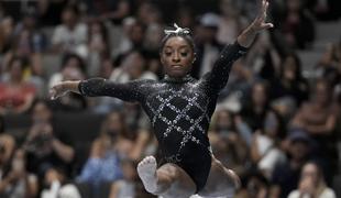 Simone Biles šestič na svetovno prvenstvo