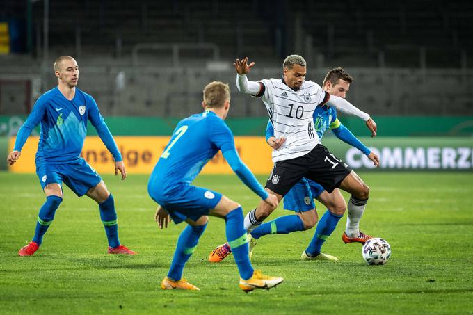 Lukas Nmecha se je lani pomeril na prijateljskem srečanju s Slovenijo, ki se je v Braunschweigu končal z 1:1. | Foto: Guliverimage/Vladimir Fedorenko