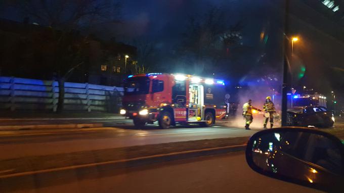 Nesreča Zaloška cesta | Foto: Bralec Omar Hanuna