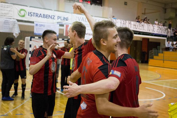 Litija Dobovec futsal | Dobovec je uvodoma s 4:0 premagal Ekonomac, na drugi tekmi je bil z 7:2 boljši od Mostarja. | Foto Urban Urbanc/Sportida