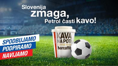 Slovenija zmaga, Petrol časti kavo!