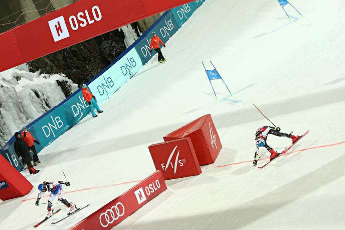 Petra Vlhova Mikaela Shiffrin Oslo | Mikaela Shiffrin je morala v Oslu priznati premoč Slovakinji Petri Vlhovi. | Foto Guliver/Getty Images