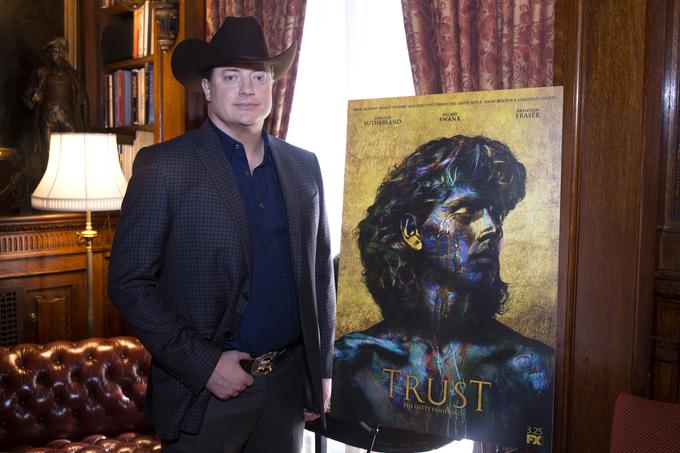 Igralec serije Trust Brendan Fraser | Foto: Getty Images