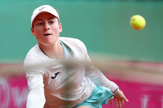 Tamara Zidanšek | Tamara Zidanšek je izgubila dvoboj uvodnega kroga v glavnem delu turnirja serije WTA 250 v mehiški Meridi.  | Foto www.alesfevzer.com