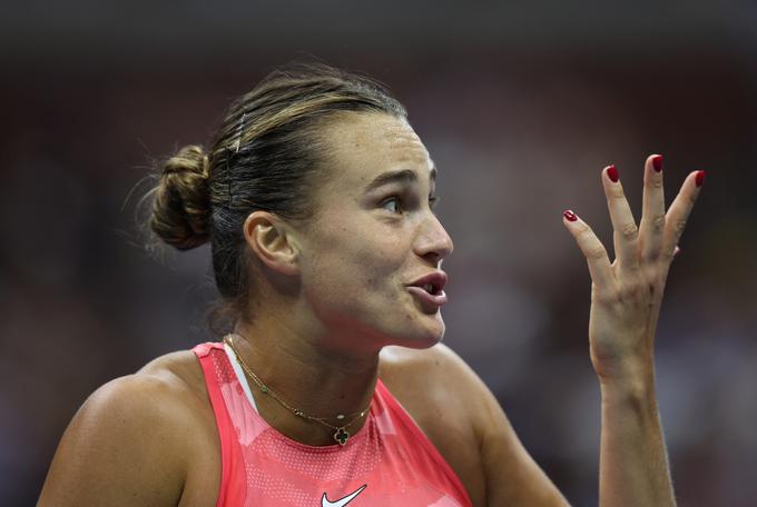 Arina Sabalenka je letos zmagala tri turnirje, med njimi tudi OP Avstralije, kar je njena prva lovorika na turnirjih za grand slam. | Foto: Reuters