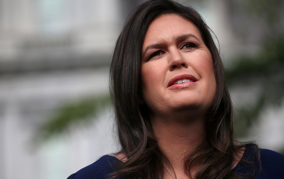 Sarah Sanders | Sarah Sanders zapušča administracijo ameriškega predsednika Donalda Trumpa. | Foto Reuters